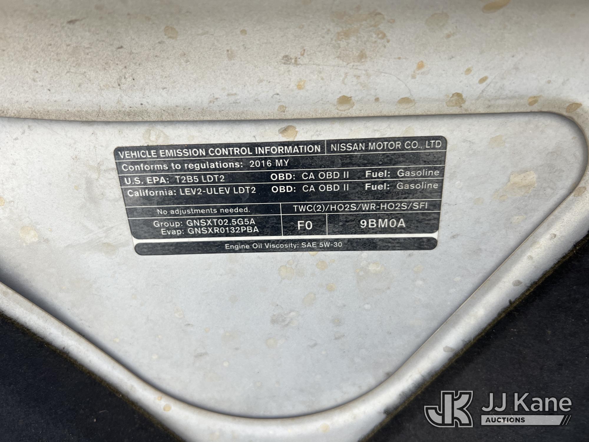 (Villa Rica, GA) 2016 Nissan Frontier Extended-Cab Pickup Truck Runs & Moves) (Check Engine Light On