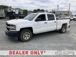 (China Grove, NC) 2017 Chevrolet Silverado 1500 4X4 Crew-Cab Pickup Truck Runs & Moves) (Check Engin