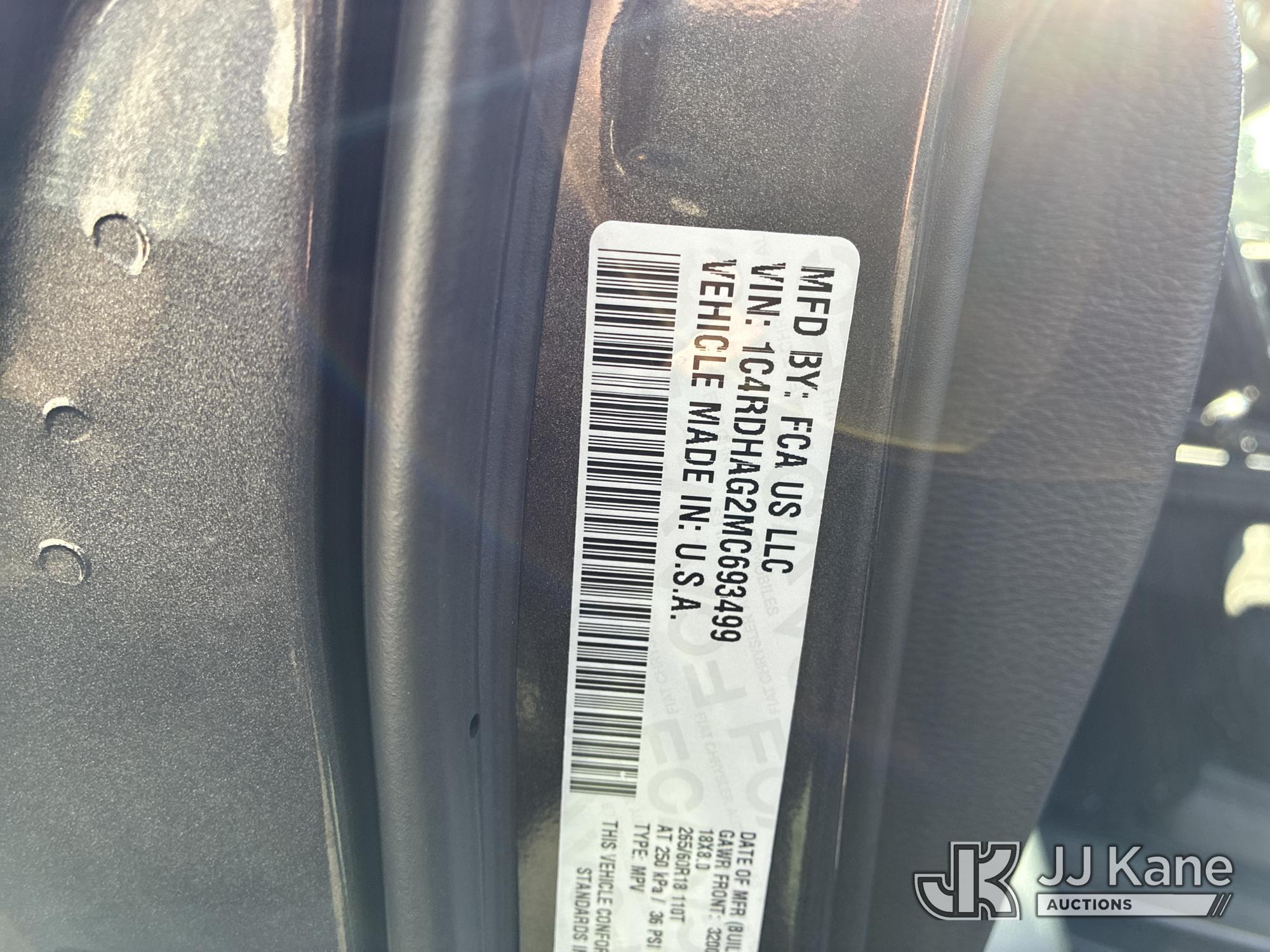 (Tampa, FL) 2021 Dodge Durango 4-Door Sport Utility Vehicle, Former Police Vehicle Hillsborough Coun