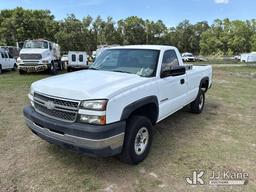 (Tampa, FL) 2005 CHEVROLET 2500 Pickup Truck Runs & Moves) (Jump To Start, Paint & Body Damage, Odom