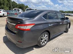 (Tampa, FL) 2013 Nissan Sentra 4-Door Sedan Runs & Moves) (Mold Smell Inside, Body Damage) (FL Resid