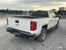 (Moncks Corner, SC) 2018 Chevrolet Silverado 1500 4x4 Crew-Cab Pickup Truck Not Running, Condition U