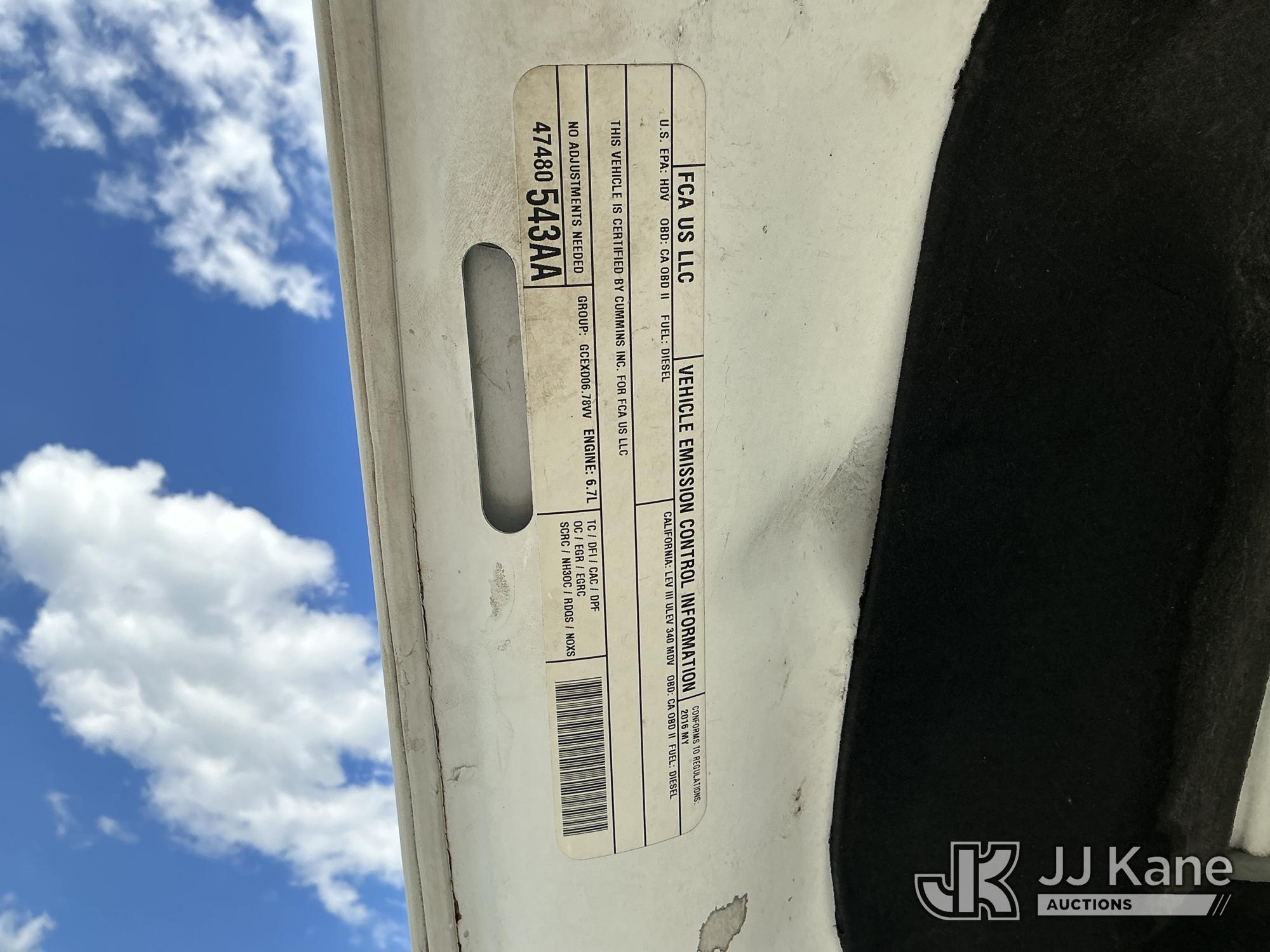(China Grove, NC) 2016 RAM 2500 4x4 Crew-Cab Pickup Truck Runs & Moves) (Check Engine Light On, Body