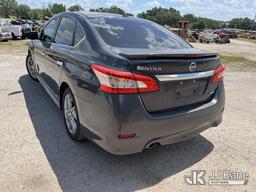 (Tampa, FL) 2013 Nissan Sentra 4-Door Sedan Runs & Moves) (Mold Smell Inside, Body Damage) (FL Resid