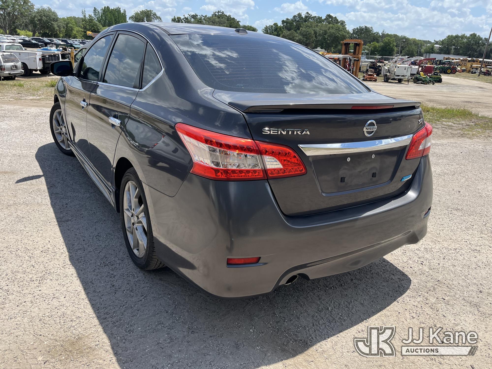 (Tampa, FL) 2013 Nissan Sentra 4-Door Sedan Runs & Moves) (Mold Smell Inside, Body Damage) (FL Resid