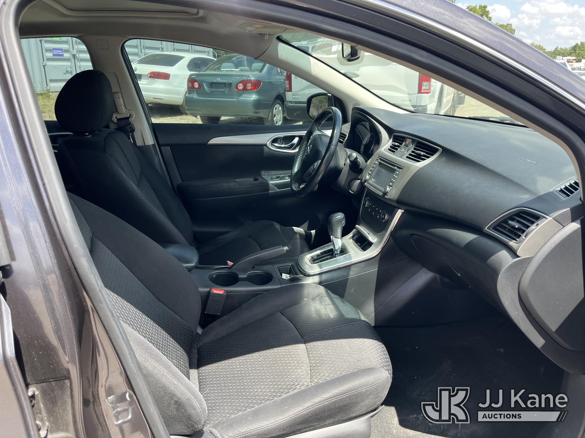 (Tampa, FL) 2013 Nissan Sentra 4-Door Sedan Runs & Moves) (Mold Smell Inside, Body Damage) (FL Resid