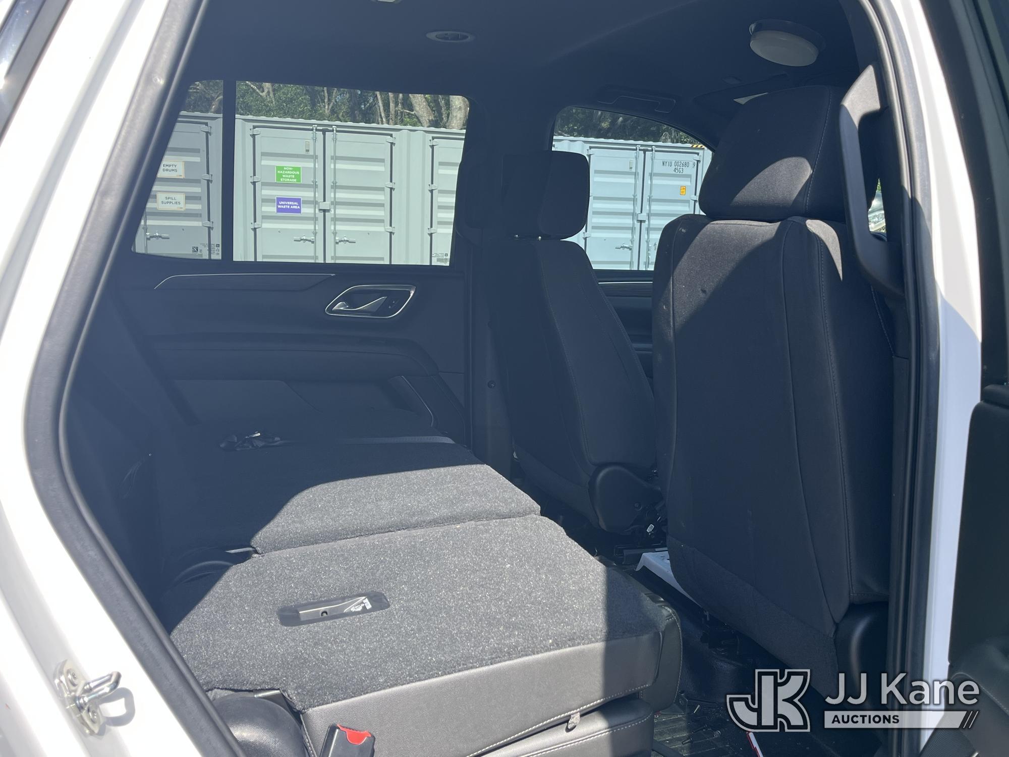 (Tampa, FL) 2021 Chevrolet Tahoe 4-Door Sport Utility Vehicle, Former Police Vehicle Hillsborough Co