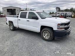 (China Grove, NC) 2017 Chevrolet Silverado 1500 4X4 Crew-Cab Pickup Truck Runs & Moves) (Check Engin
