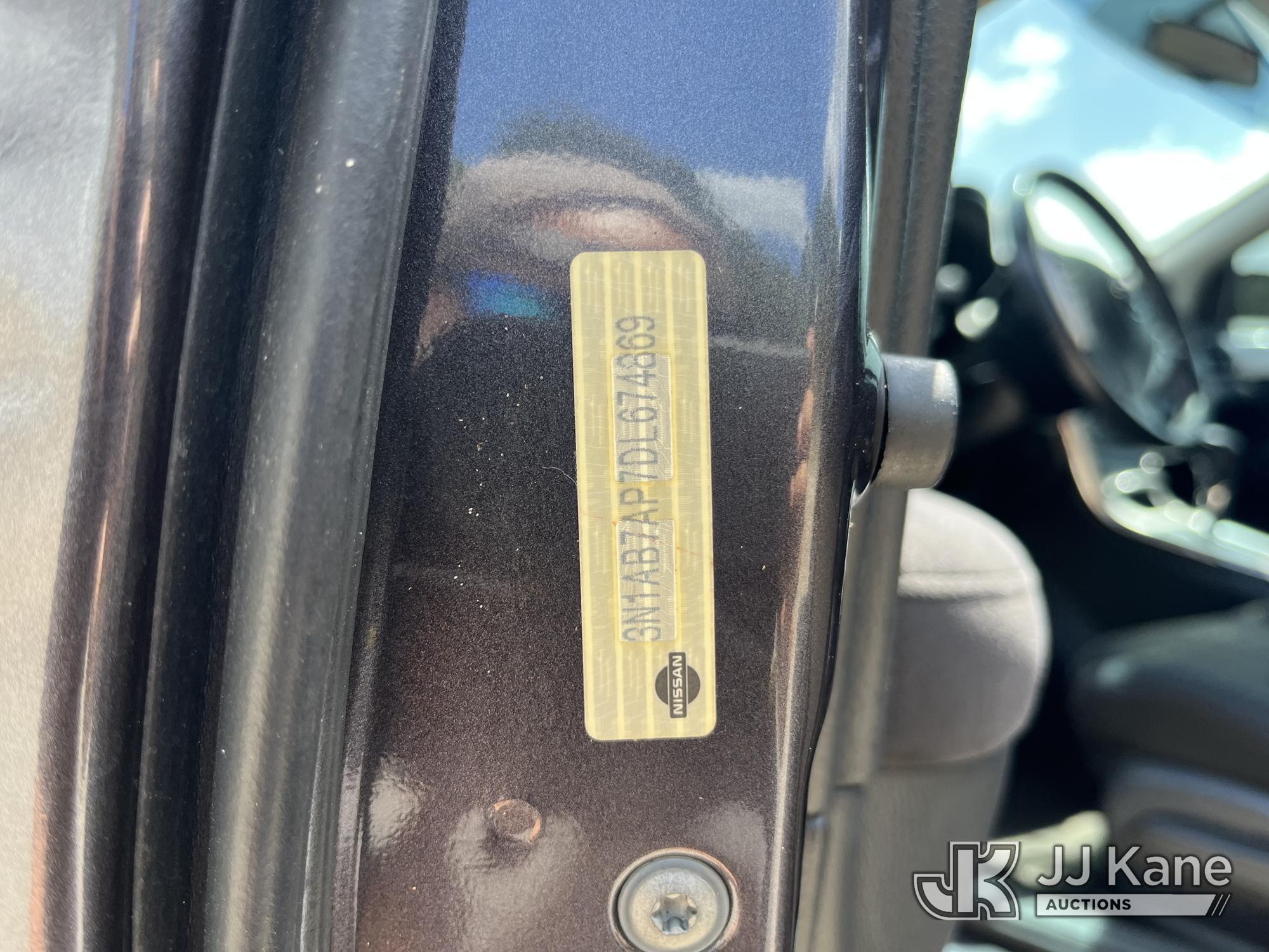 (Tampa, FL) 2013 Nissan Sentra 4-Door Sedan Runs & Moves) (Mold Smell Inside, Body Damage) (FL Resid