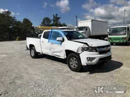 (Villa Rica, GA) 2016 Chevrolet Colorado 4x4 Crew-Cab Pickup Truck, (Southern Company Unit) Wrecked)