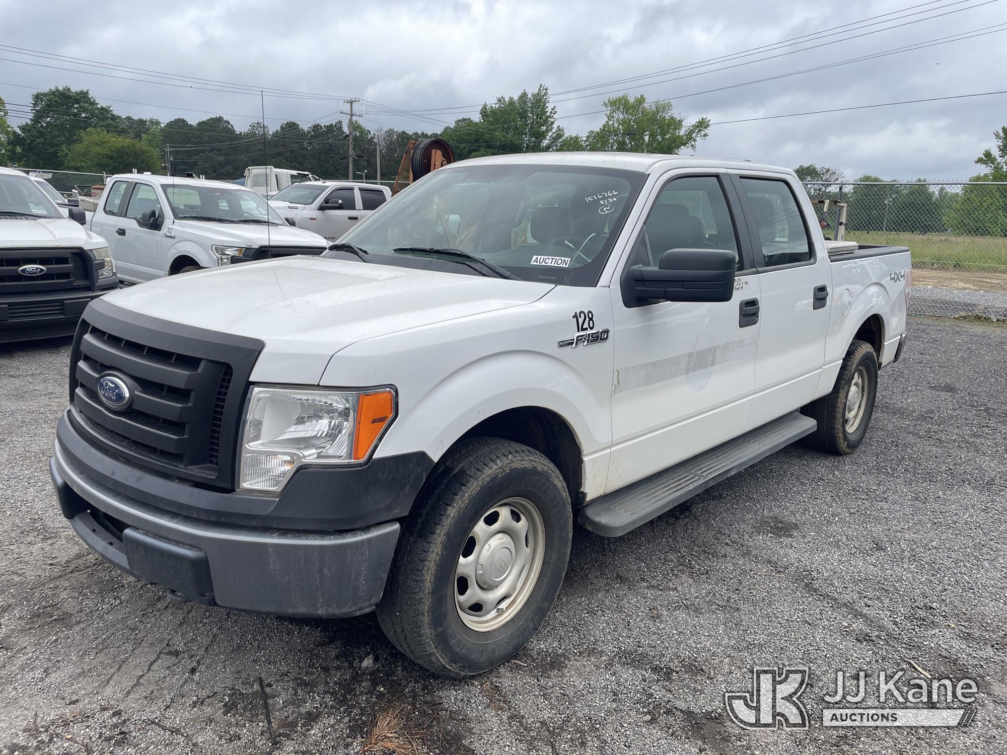 (Albertville, AL) 2012 Ford F150 4x4 Crew-Cab Pickup Truck, (Municipality Owned) Runs & Moves) (Jump