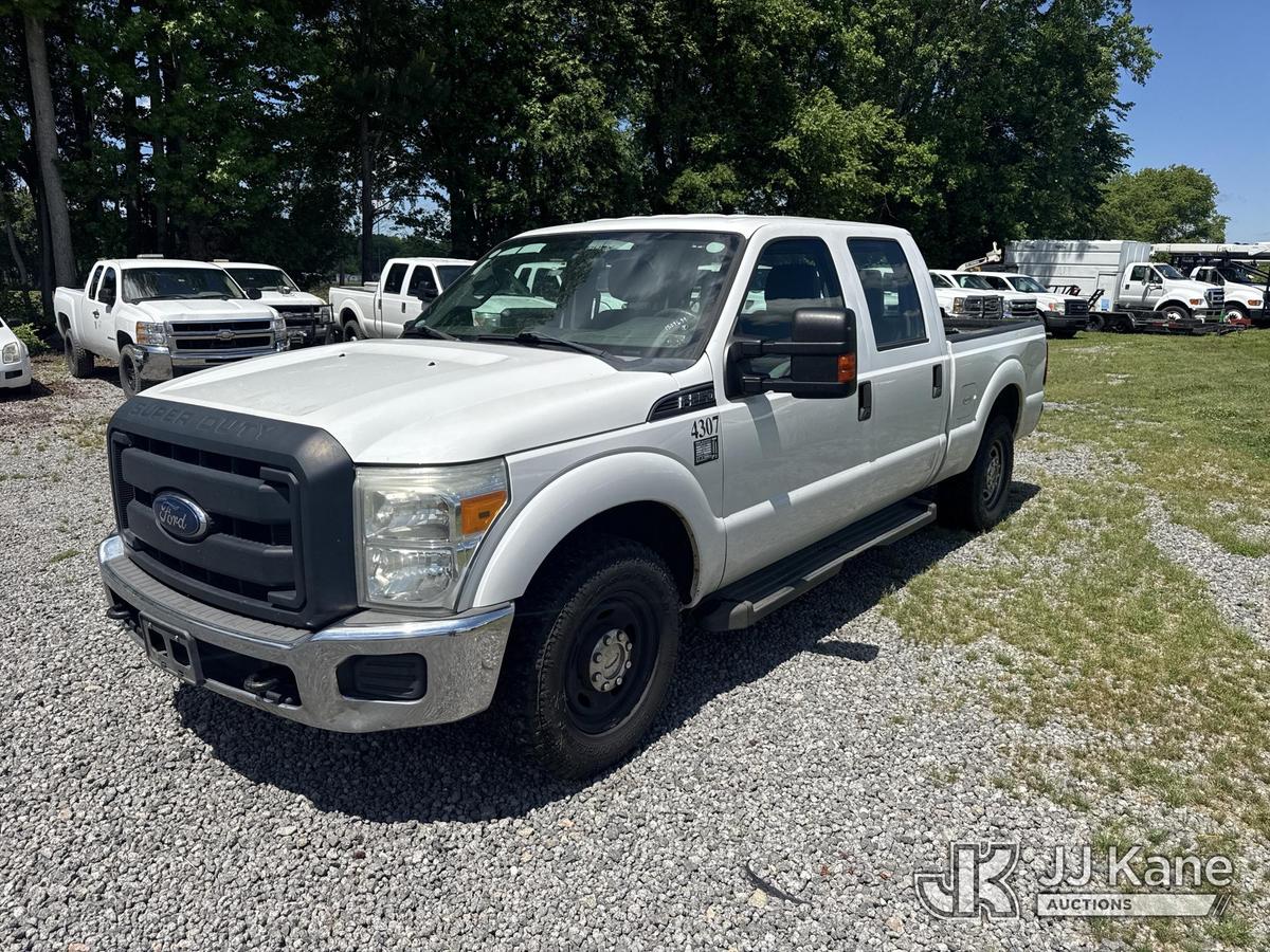 (Wakefield, VA) 2013 Ford F250 Crew-Cab Pickup Truck Runs & Moves) (Check Engine Light On, Body/Pain