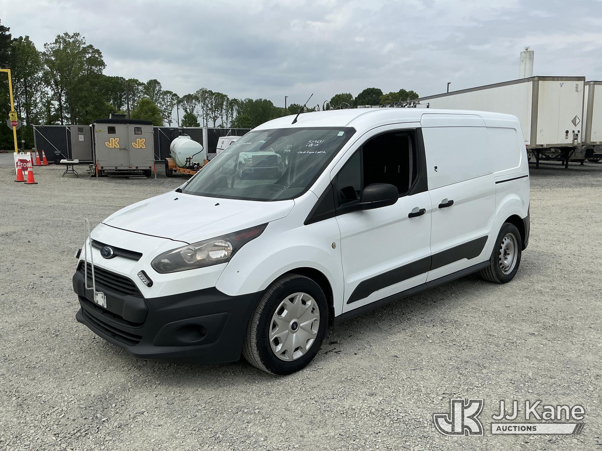 (China Grove, NC) 2018 Ford TRANSIT CONNECT Mini Cargo Van Runs & Moves) (Check Engine Light On, Pai