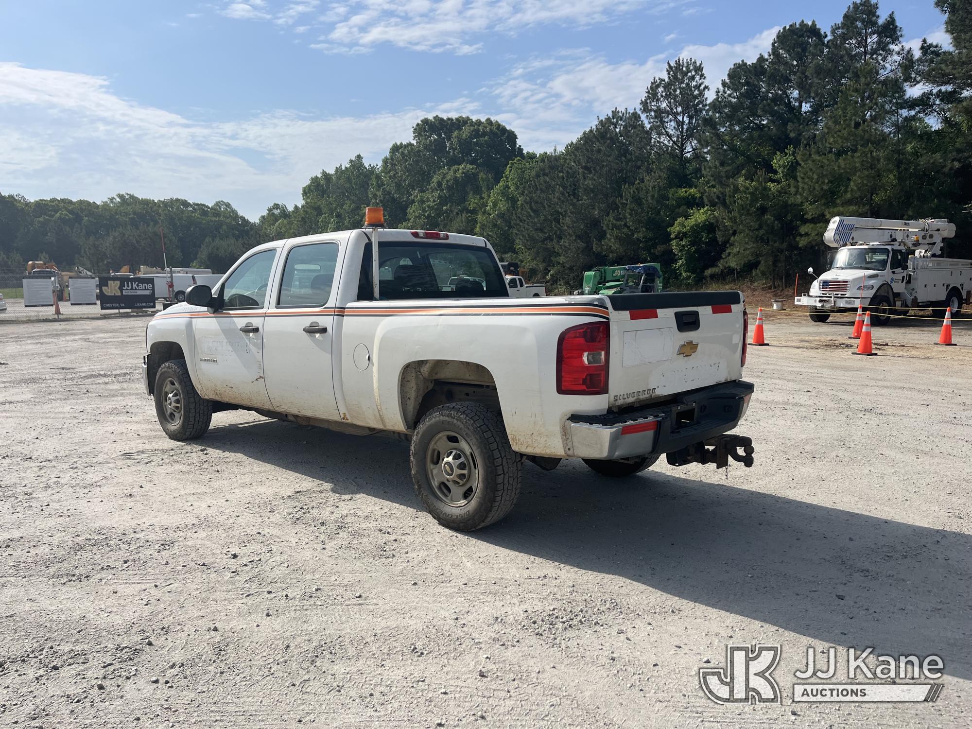(Chester, VA) 2012 Chevrolet Silverado 2500HD 4x4 Crew-Cab Pickup Truck Runs & Moves) (Engine Tick,
