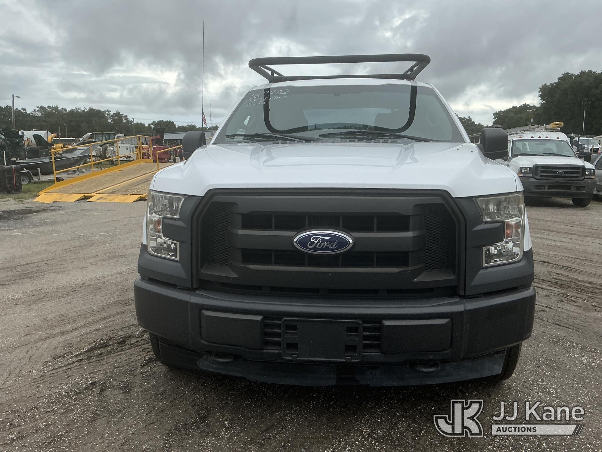 (Tampa, FL) 2017 Ford F150 4x4 Extended-Cab Pickup Truck Hillsborough County BOCC Unit)(Runs & Moves