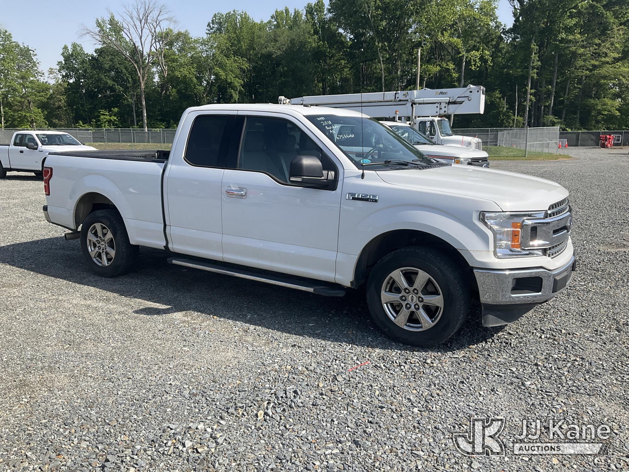 (China Grove, NC) 2018 Ford F150 Extended-Cab Pickup Truck Runs & Moves) (Jump To Start, Check Engin
