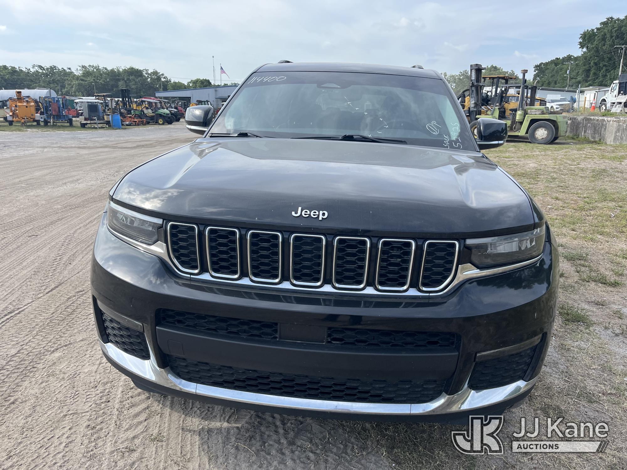 (Tampa, FL) 2021 Jeep Grand Cherokee 4x4 4-Door Sport Utility Vehicle, Former Police Vehicle Hillsbo