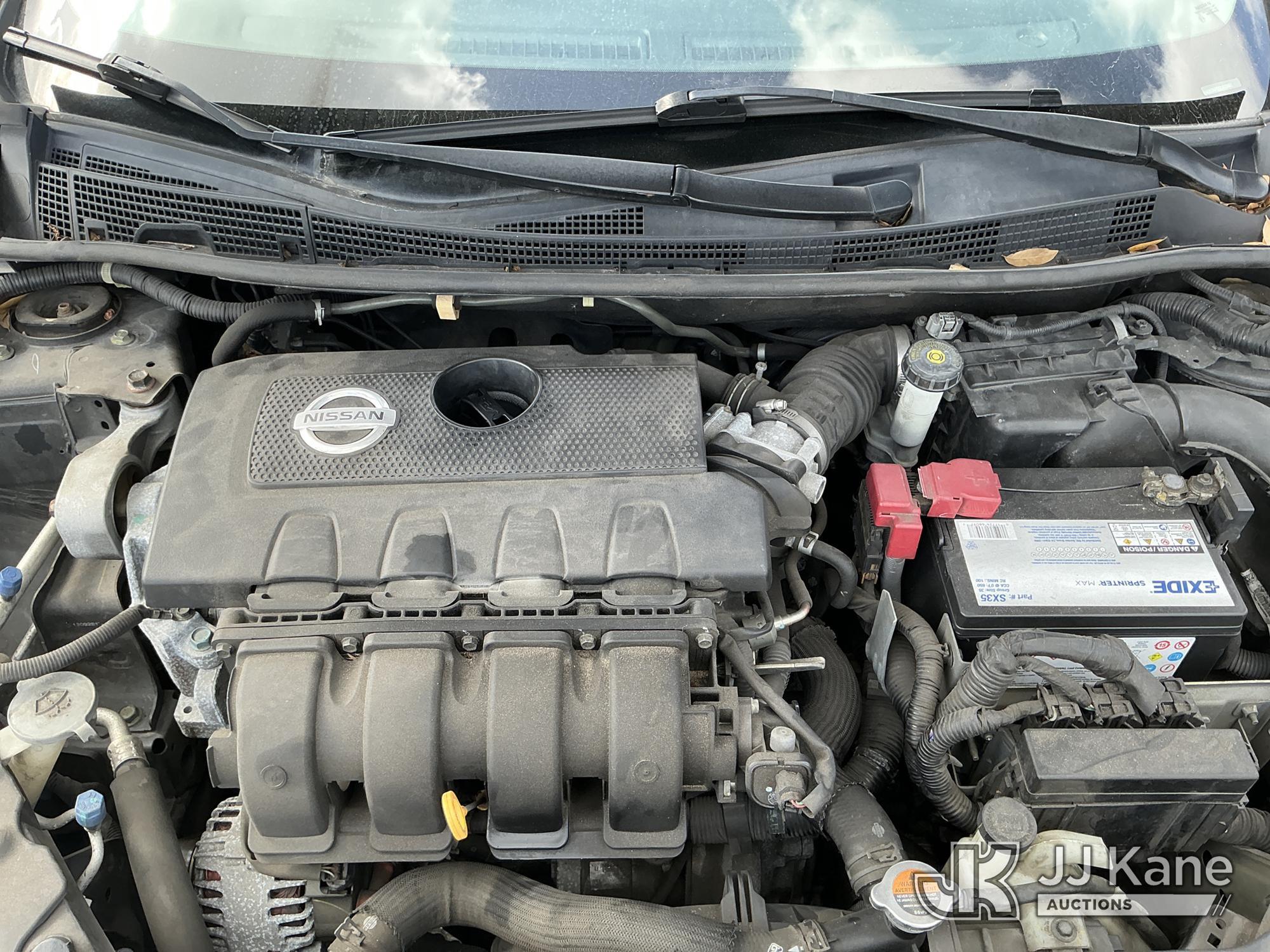 (Tampa, FL) 2014 Nissan Sentra 4-Door Sedan Runs & Moves) (Body Damage, Paint Damage) (FL Residents