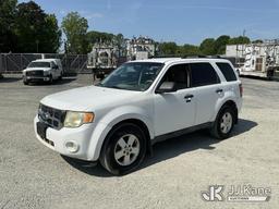 (China Grove, NC) 2011 Ford Escape 4x4 4-Door Sport Utility Vehicle Runs & Moves) (Body/Paint Damage