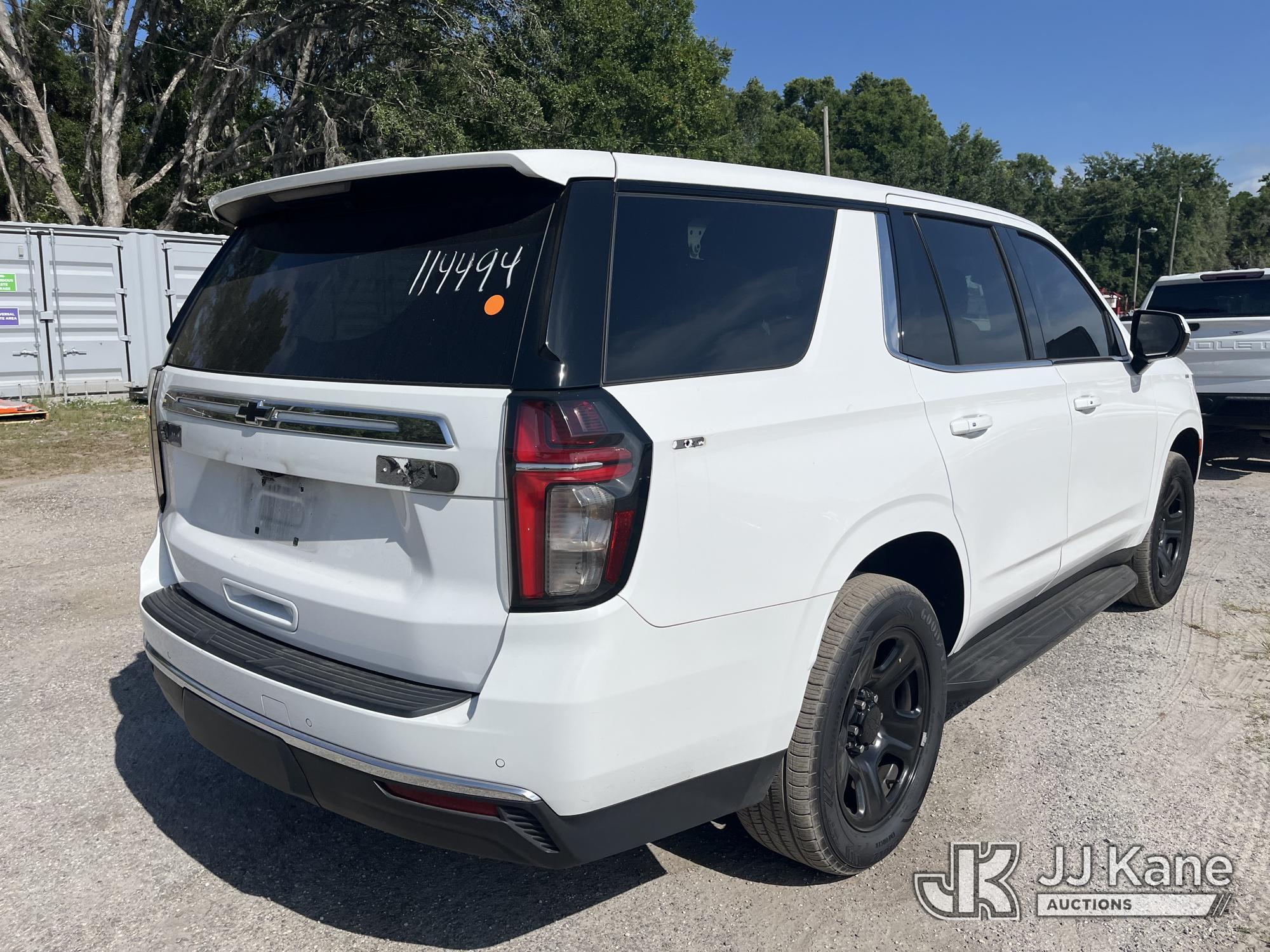 (Tampa, FL) 2021 Chevrolet Tahoe 4-Door Sport Utility Vehicle, Former Police Vehicle Hillsborough Co