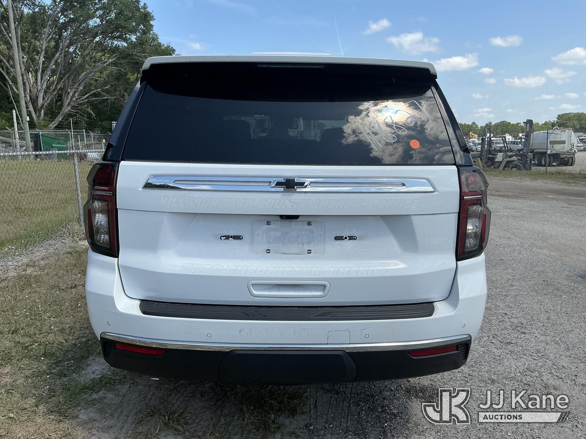 (Tampa, FL) 2023 Chevrolet Tahoe 4-Door Sport Utility Vehicle, Former Police Vehicle Hillsborough Co