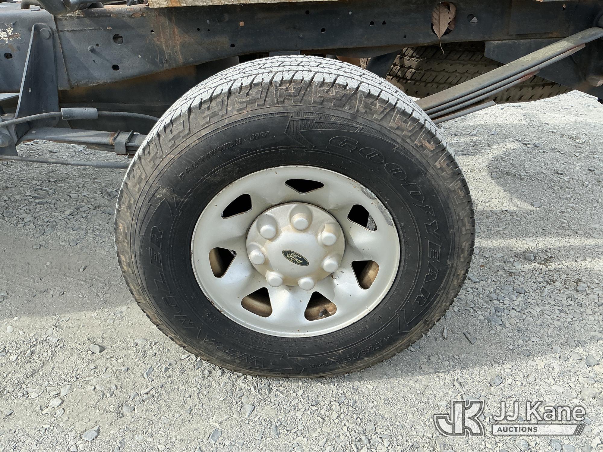 (China Grove, NC) 1999 Ford F-250 4X4 Cab & Chassis Runs & Moves) (ABS Light On, Brake Light On, Mis