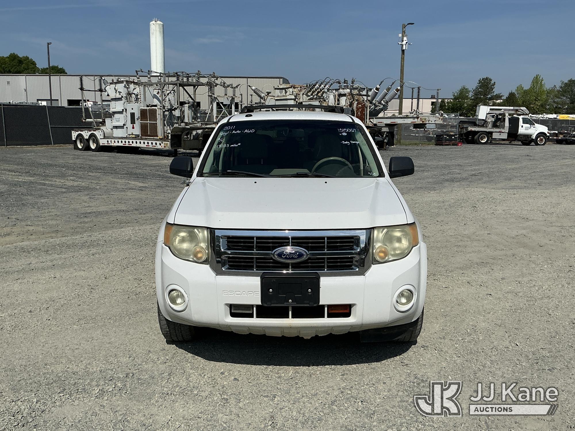 (China Grove, NC) 2011 Ford Escape 4x4 4-Door Sport Utility Vehicle Runs & Moves) (Body/Paint Damage
