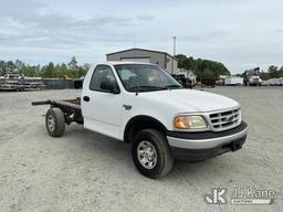 (China Grove, NC) 1999 Ford F-250 4X4 Cab & Chassis Runs & Moves) (ABS Light On, Brake Light On, Mis