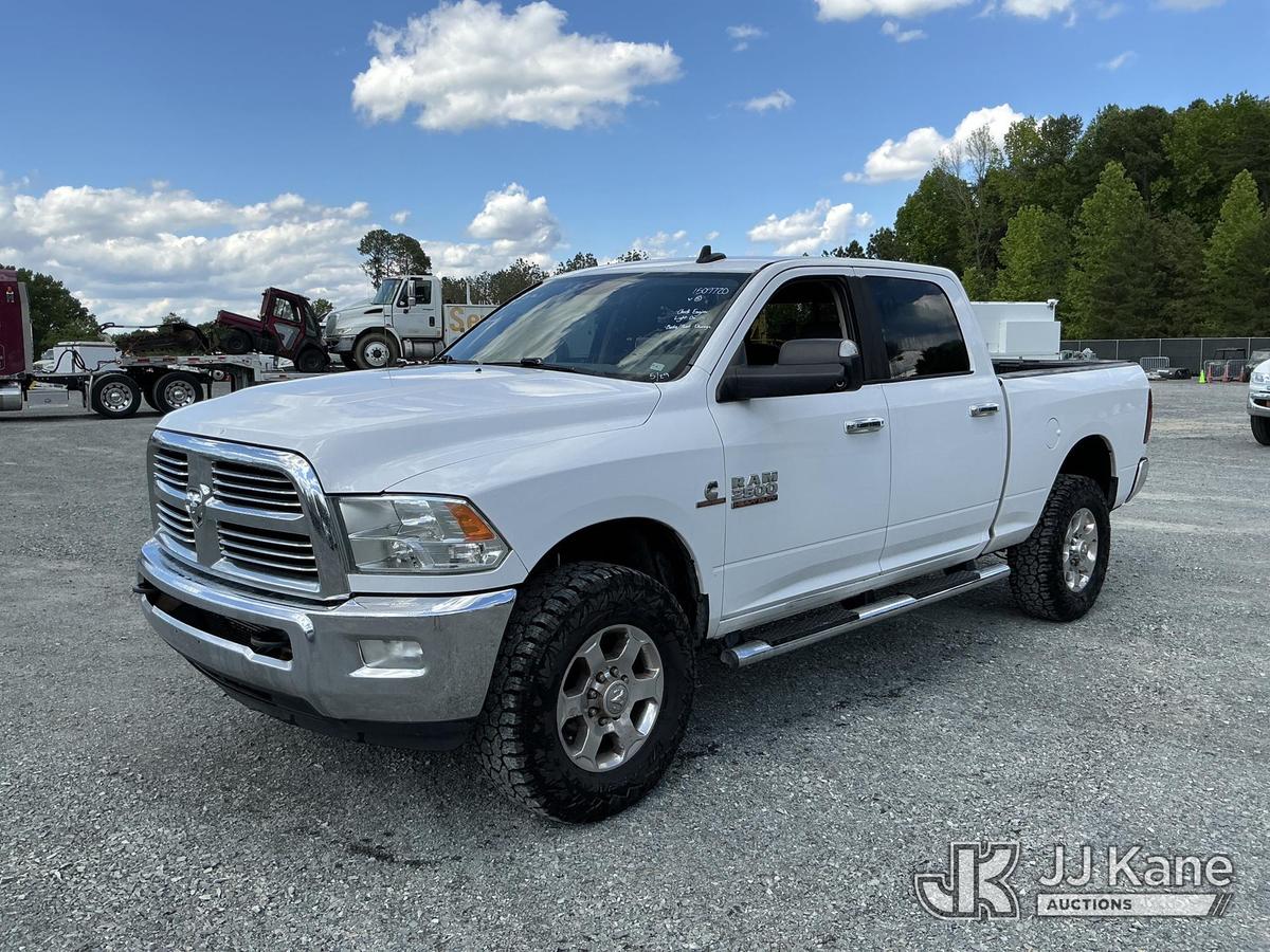(China Grove, NC) 2016 RAM 2500 4x4 Crew-Cab Pickup Truck Runs & Moves) (Check Engine Light On, Body