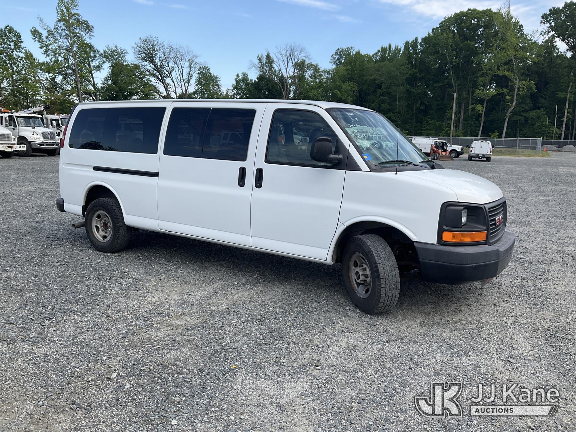 (China Grove, NC) 2007 GMC Savanna Extended Passenger Van Not Running, Condition Unknown, No CNG Fue