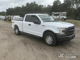 (Tampa, FL) 2017 Ford F150 4x4 Extended-Cab Pickup Truck Hillsborough County BOCC Unit)(Runs & Moves