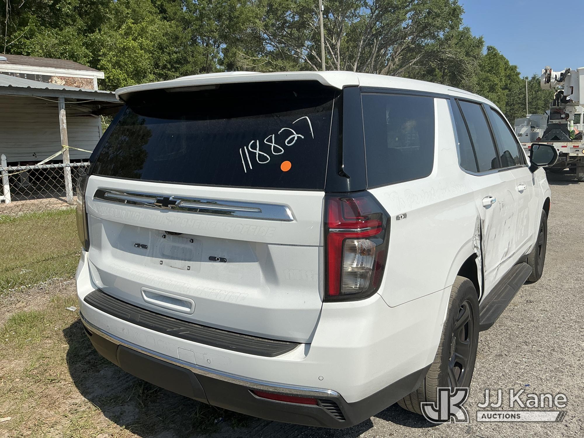 (Tampa, FL) 2023 Chevrolet Tahoe 4-Door Sport Utility Vehicle, Former Police Vehicle Hillsborough Co