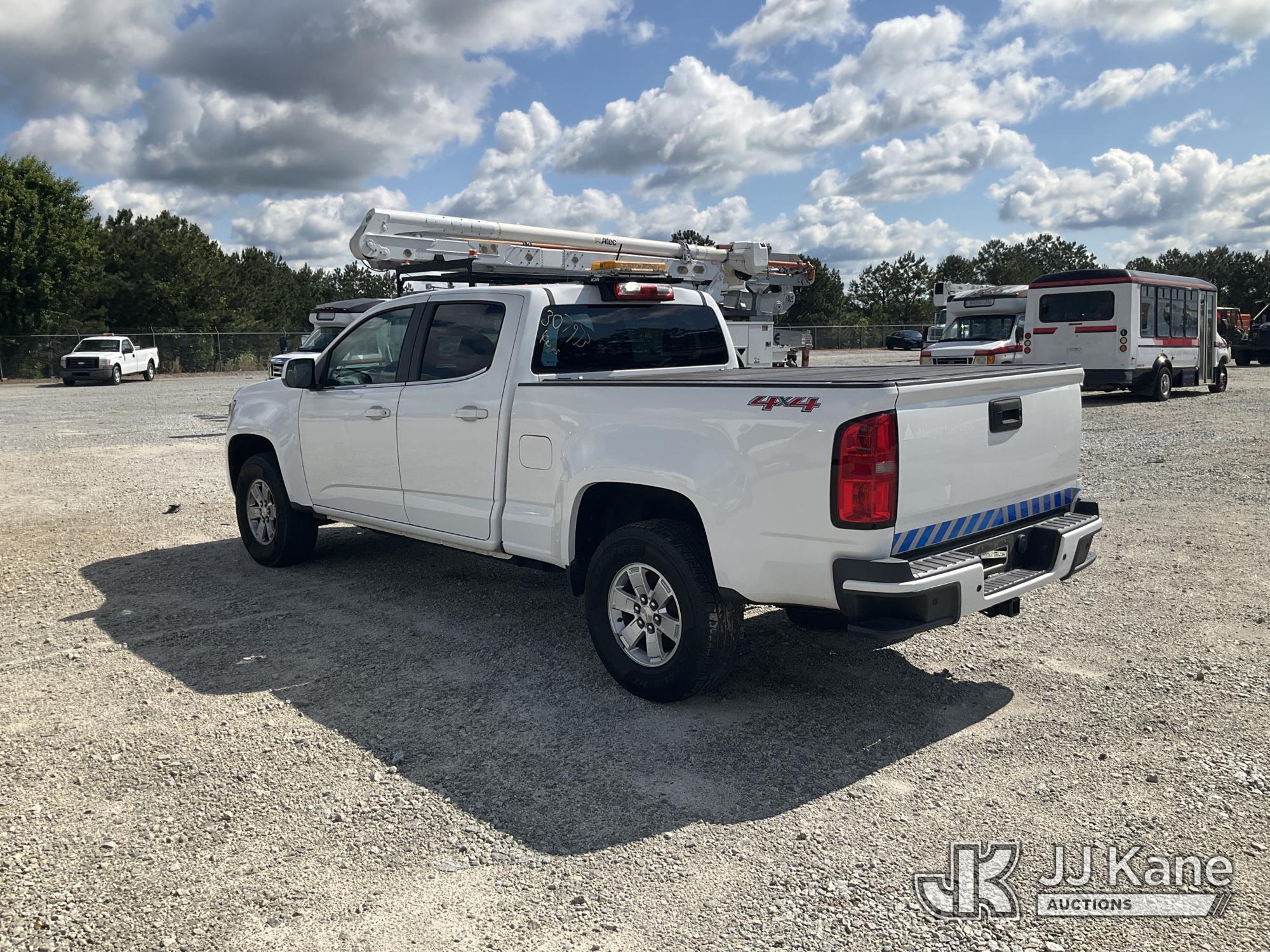 (Villa Rica, GA) 2016 Chevrolet Colorado 4x4 Crew-Cab Pickup Truck, (Southern Company Unit) Wrecked)