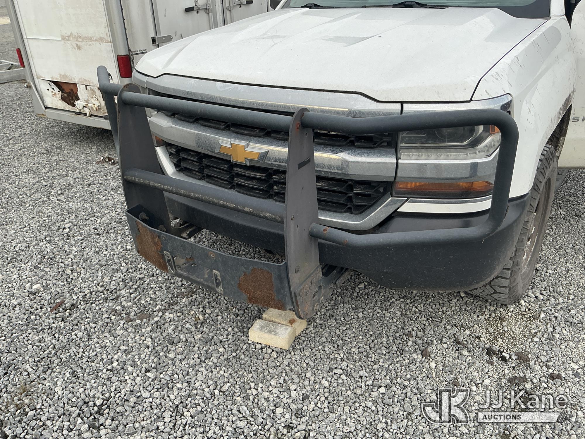 (Moncks Corner, SC) 2018 Chevrolet Silverado 1500 4x4 Crew-Cab Pickup Truck Not Running, Condition U