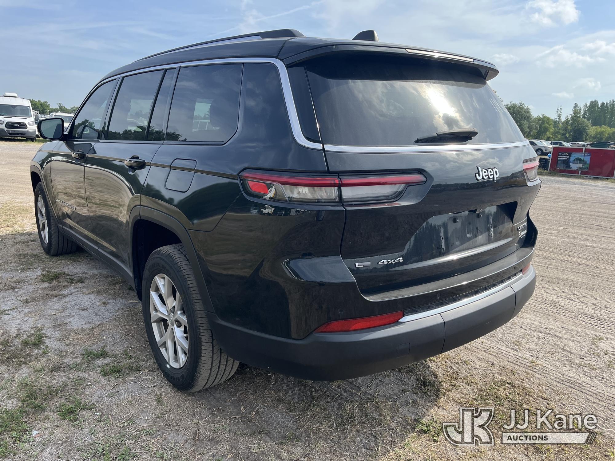 (Tampa, FL) 2021 Jeep Grand Cherokee 4x4 4-Door Sport Utility Vehicle, Former Police Vehicle Hillsbo