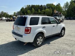 (China Grove, NC) 2011 Ford Escape 4x4 4-Door Sport Utility Vehicle Runs & Moves) (Body/Paint Damage