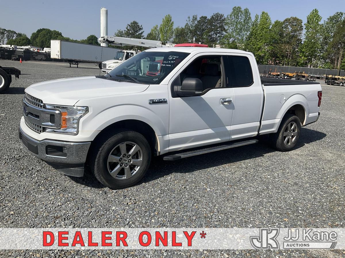 (China Grove, NC) 2018 Ford F150 Extended-Cab Pickup Truck Runs & Moves) (Jump To Start, Check Engin