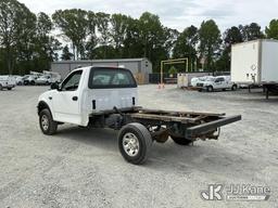 (China Grove, NC) 1999 Ford F-250 4X4 Cab & Chassis Runs & Moves) (ABS Light On, Brake Light On, Mis