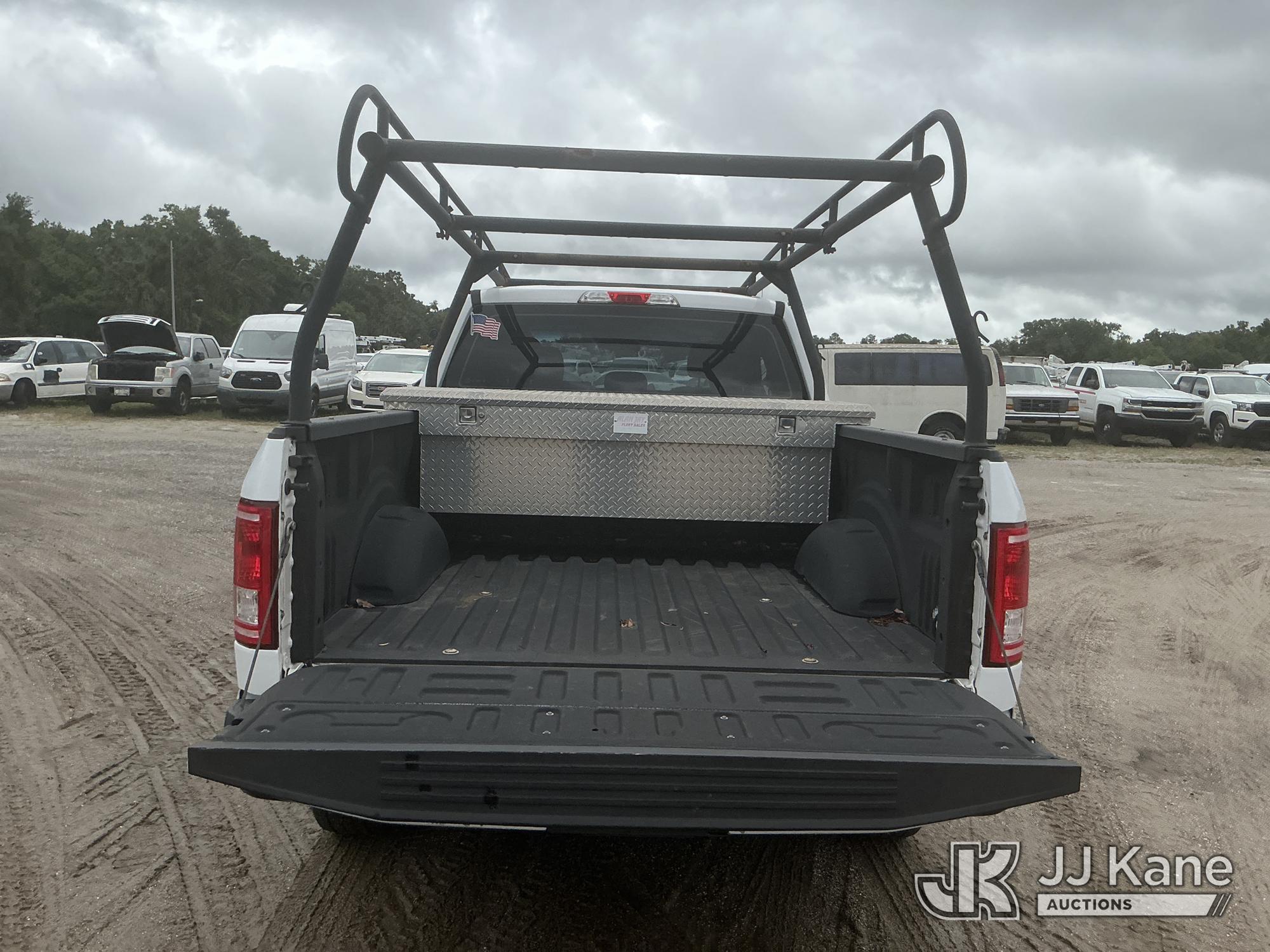 (Tampa, FL) 2017 Ford F150 4x4 Extended-Cab Pickup Truck Hillsborough County BOCC Unit)(Runs & Moves