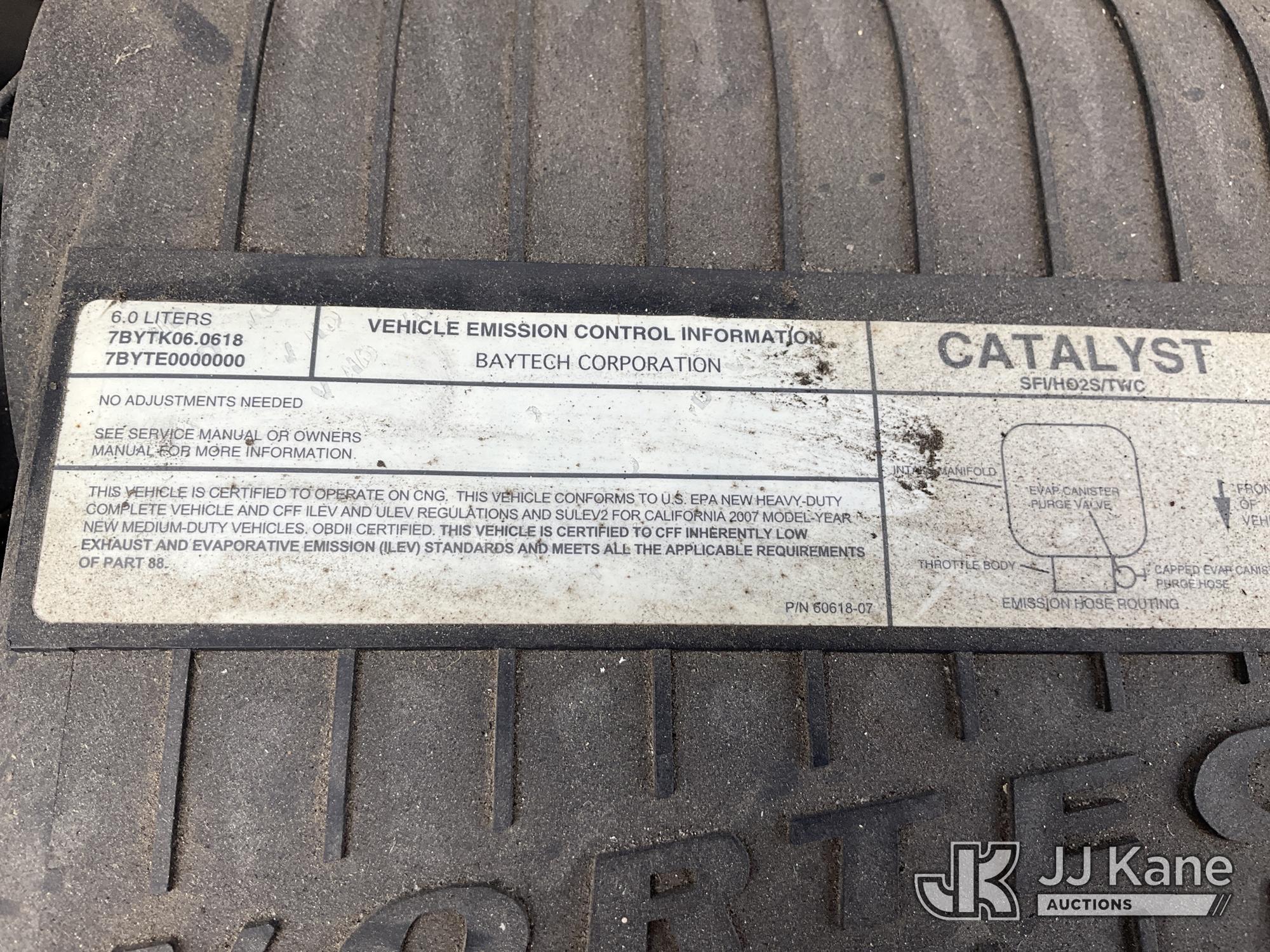 (China Grove, NC) 2007 GMC Savanna Extended Passenger Van Not Running, Condition Unknown, No CNG Fue