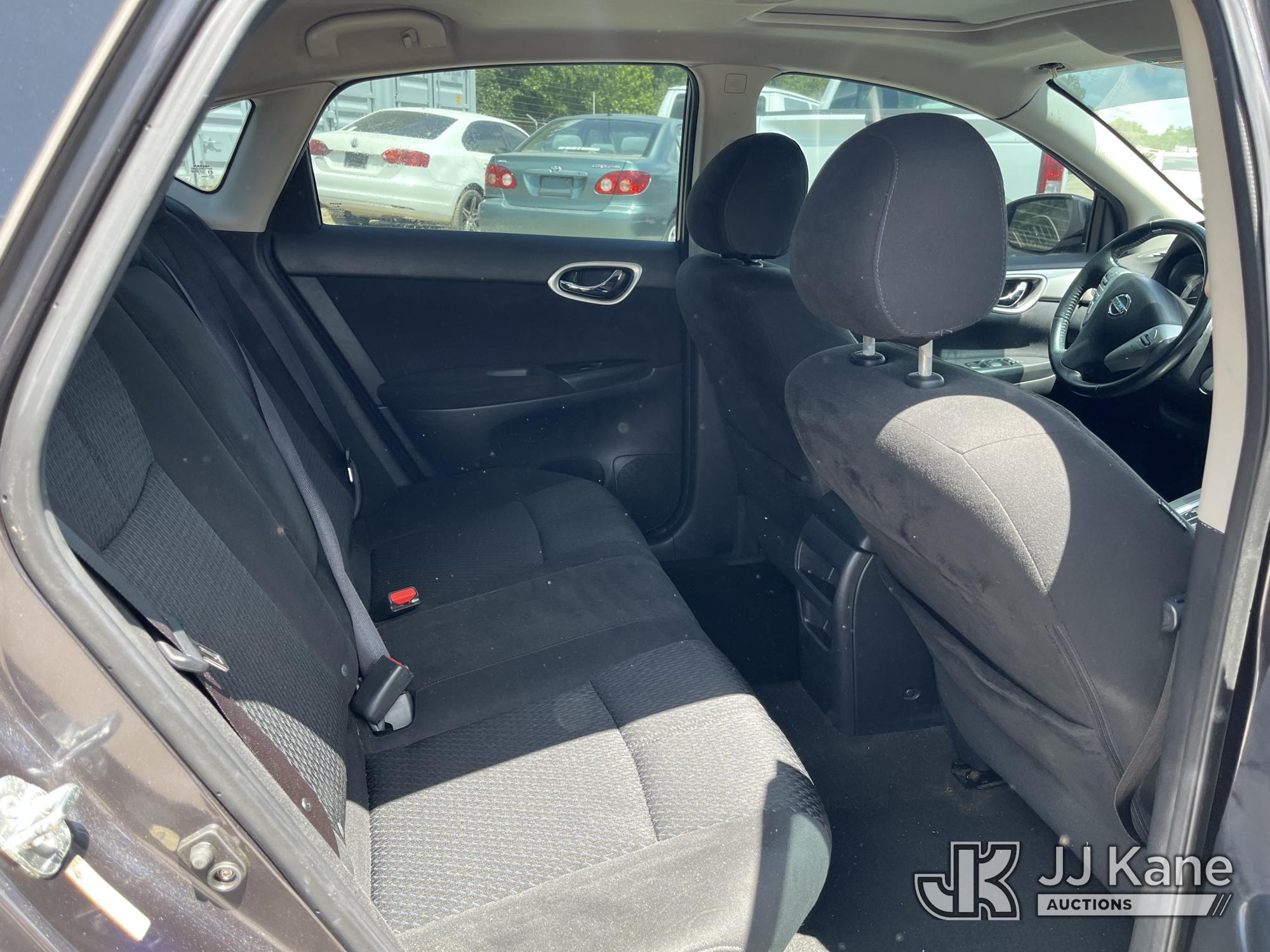 (Tampa, FL) 2013 Nissan Sentra 4-Door Sedan Runs & Moves) (Mold Smell Inside, Body Damage) (FL Resid