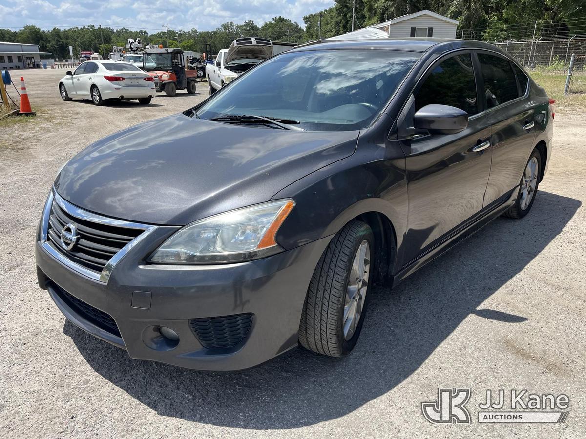 (Tampa, FL) 2013 Nissan Sentra 4-Door Sedan Runs & Moves) (Mold Smell Inside, Body Damage) (FL Resid