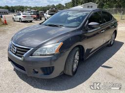 (Tampa, FL) 2013 Nissan Sentra 4-Door Sedan Runs & Moves) (Mold Smell Inside, Body Damage) (FL Resid