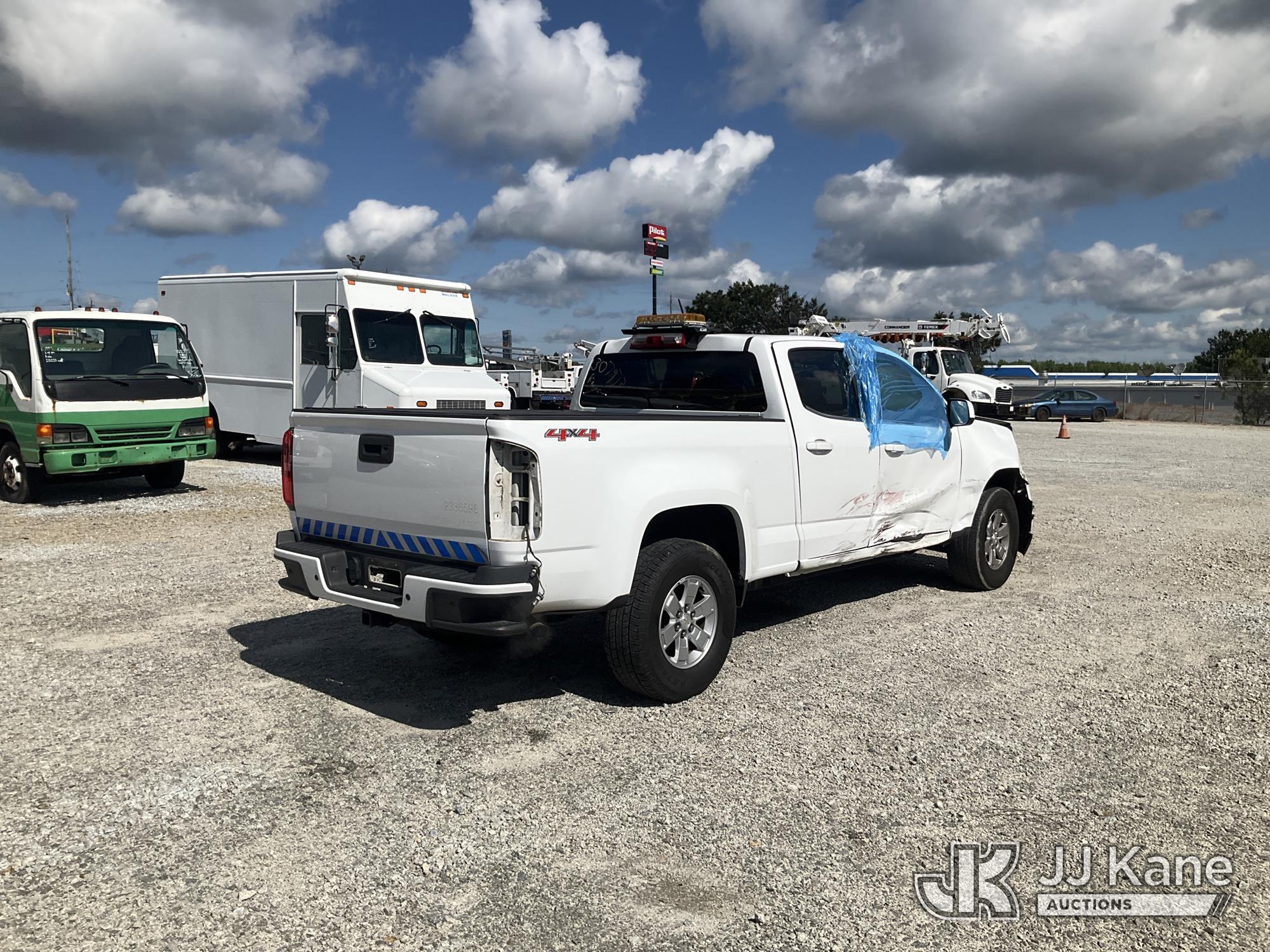 (Villa Rica, GA) 2016 Chevrolet Colorado 4x4 Crew-Cab Pickup Truck, (Southern Company Unit) Wrecked)