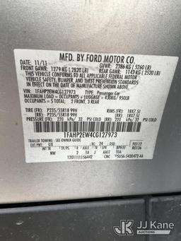 (Ocala, FL) 2012 Ford Taurus 4-Door Sedan Runs & Moves) (Jump To Start, Minor Body Damage, Paint Dam
