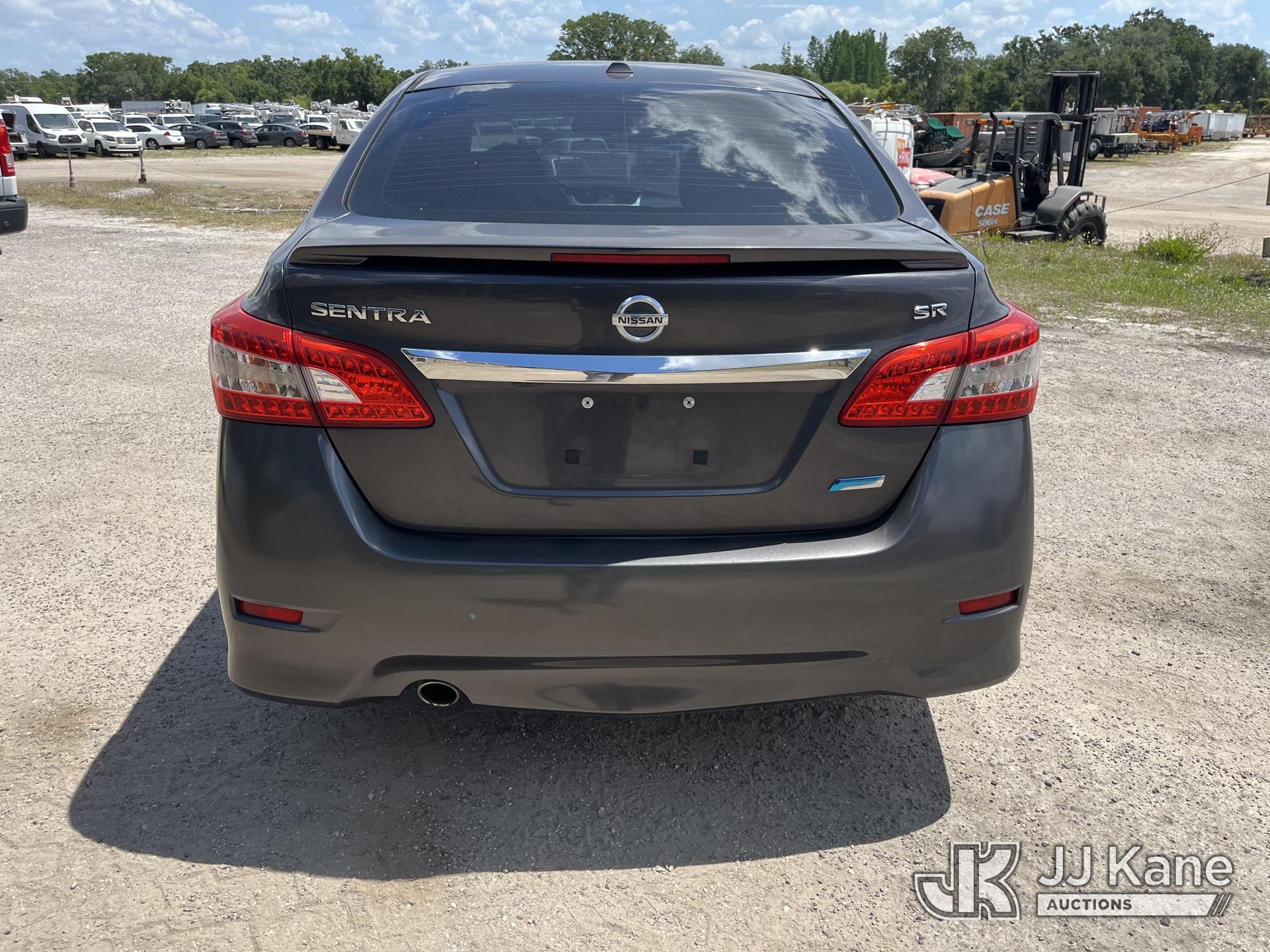 (Tampa, FL) 2013 Nissan Sentra 4-Door Sedan Runs & Moves) (Mold Smell Inside, Body Damage) (FL Resid