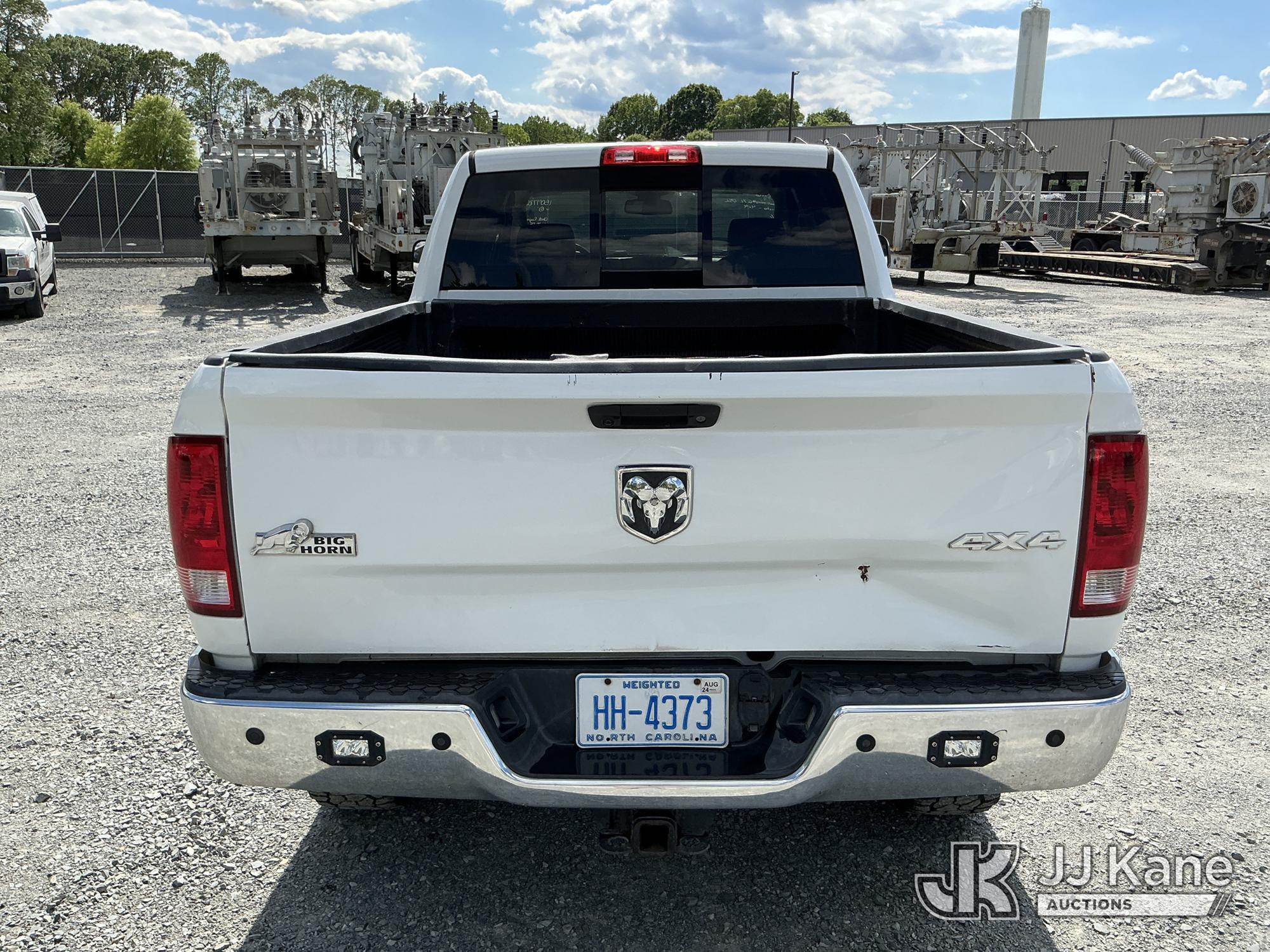 (China Grove, NC) 2016 RAM 2500 4x4 Crew-Cab Pickup Truck Runs & Moves) (Check Engine Light On, Body