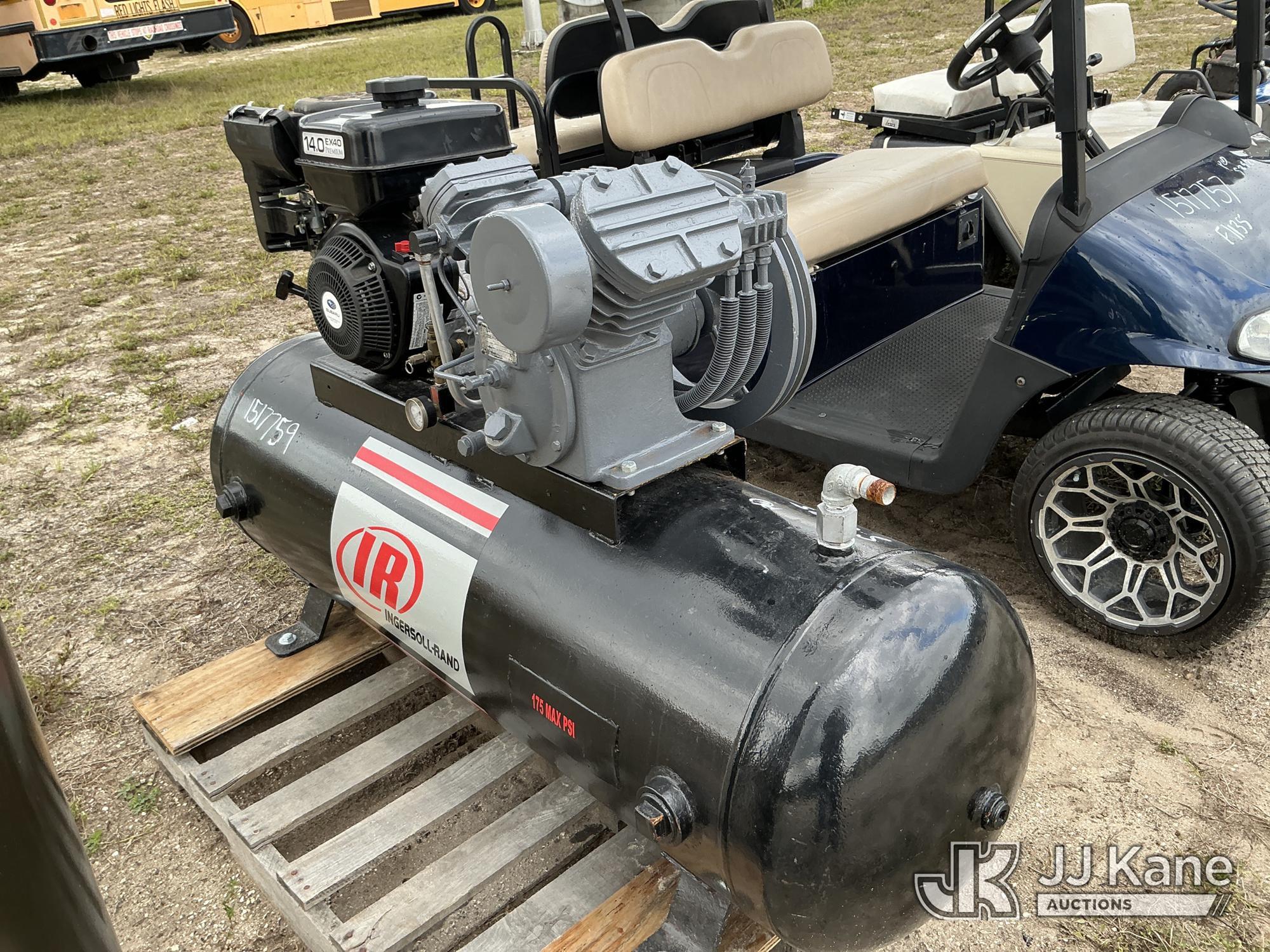 (Tampa, FL) Ingersoll Rand Gas Powered Air Compressor (Not Running Not Running, Condition Unknown) (