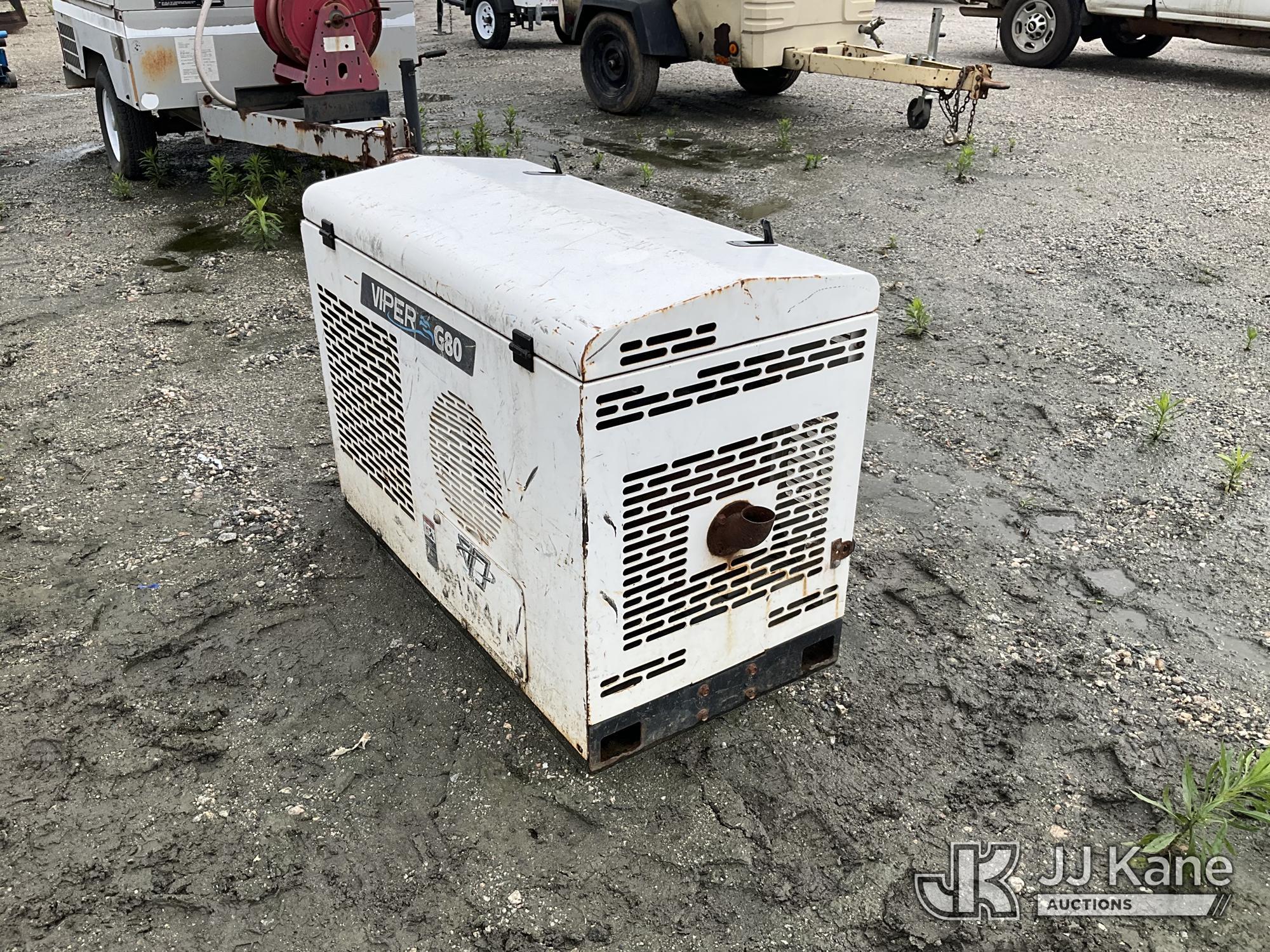 (Chester, VA) 2015 Van Air Viper G80 Skid Mounted Air Compressor Not Running, Does Not Crank, Operat