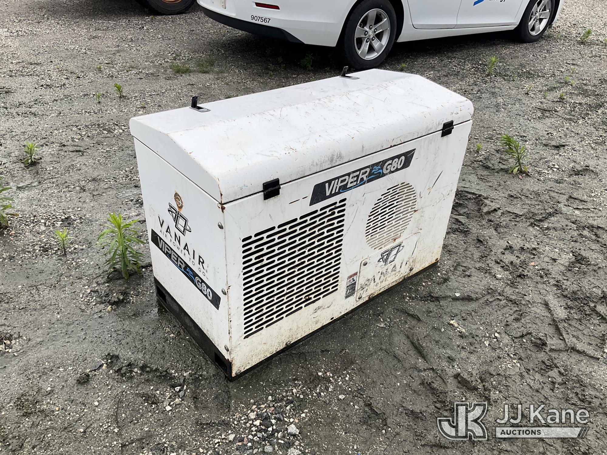 (Chester, VA) 2015 Van Air Viper G80 Skid Mounted Air Compressor Not Running, Does Not Crank, Operat